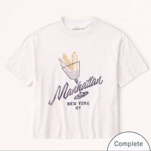 A&F • NWOT Manhattan Easy Graphic Tee